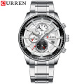 CURREN 8362 Men's Watches Quartz Wristwatches Chronograph Business Watch Sports Stainless Steel Relogio Masculino